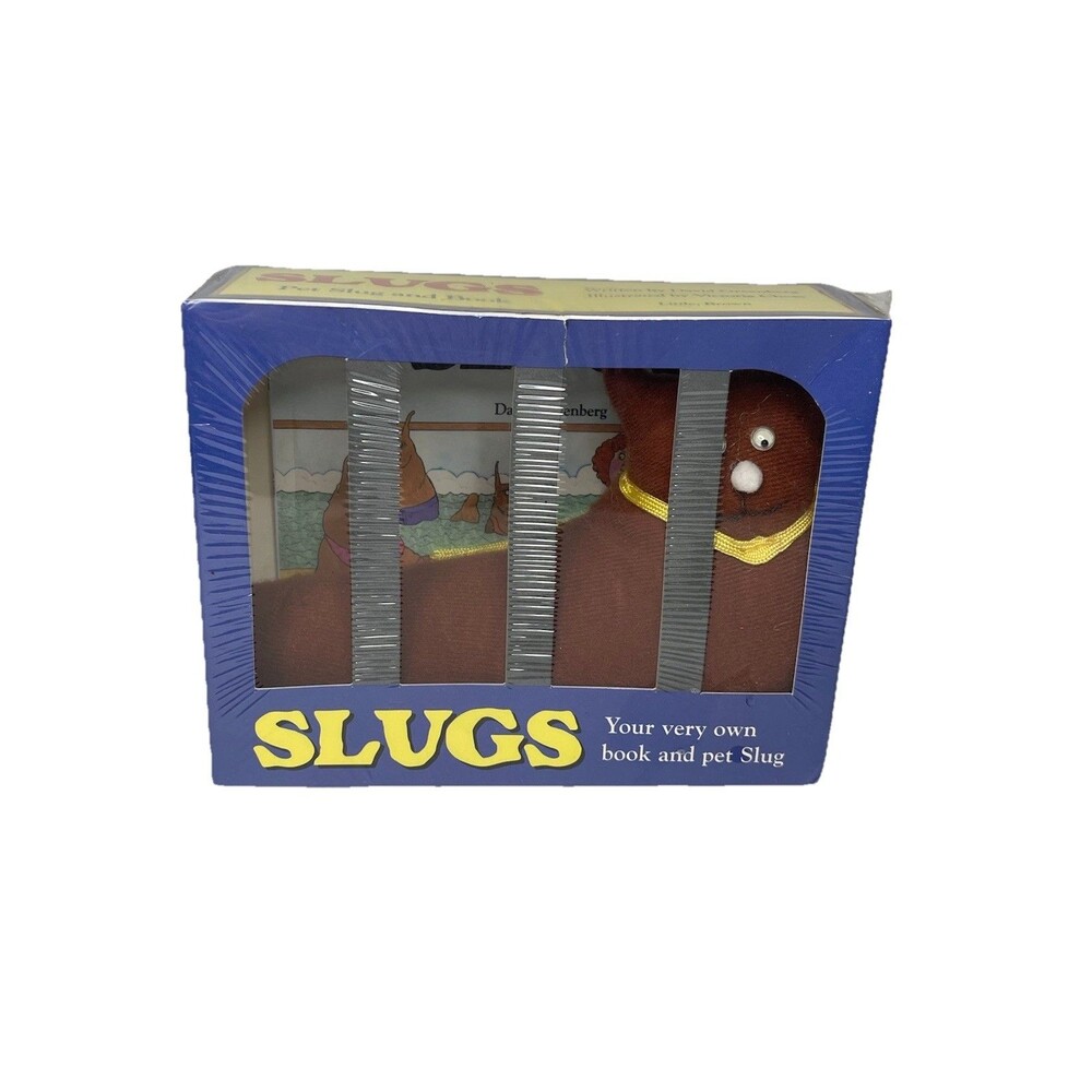 SLUGS Your very own book and pet SLUG New Condition Box Set Vintage 1983 RARE